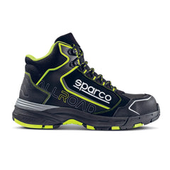 Sparco Allroad Motegi scarpa di sicurezza nera e verde con puntale composito