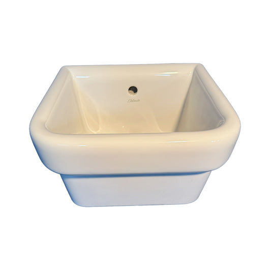 Lavabo forma catino in ceramica bianca — outlet sanitari bagno