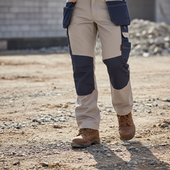 Dettaglio tasche cargo pantalone da lavoro Kapriol Teneré Pro per edilizia