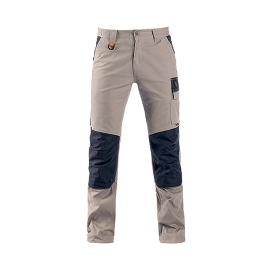 Kapriol Pantalone Teneré Pro da lavoro uomo in tessuto canvas elasticizzato colore sabbia