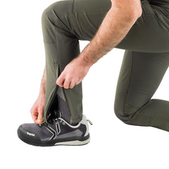 Sistema di protezione alla caviglia con zip ed elastico Kapriol Pantalone Earth