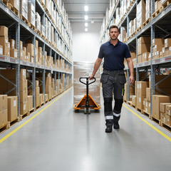 Pantalone da lavoro Kapriol Kavir indossato in magazzino logistica