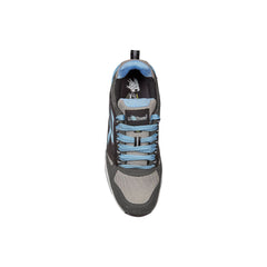 Scarpa antinfortunistica U-Power ARYA S1PS HI HRO vista dall'alto, tomaia U-KNIT traspirante e dettaglio lacci