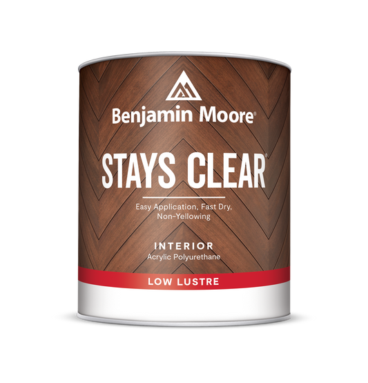 BENJAMIN MOORE STAYS CLEAR LOW LUSTRE