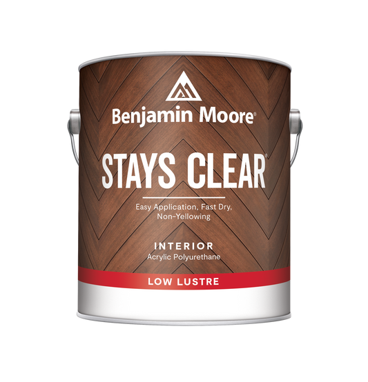 BENJAMIN MOORE STAYS CLEAR LOW LUSTRE