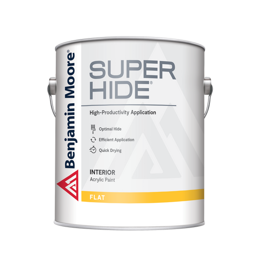 BENJAMIN MOORE SUPER HIDE INT FLAT