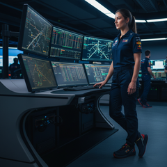 Sparco Keynes Red Bull vista dall'alto con dettagli tomaia tessuto 3D e logo Oracle Racing
