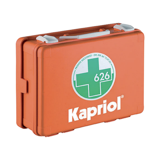 Valigetta pronto soccorso Kapriol ALL2 arancione conforme DM 388 per cantiere e azienda